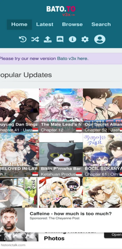 new updates in bato.to